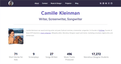 Desktop Screenshot of camillekleinman.com